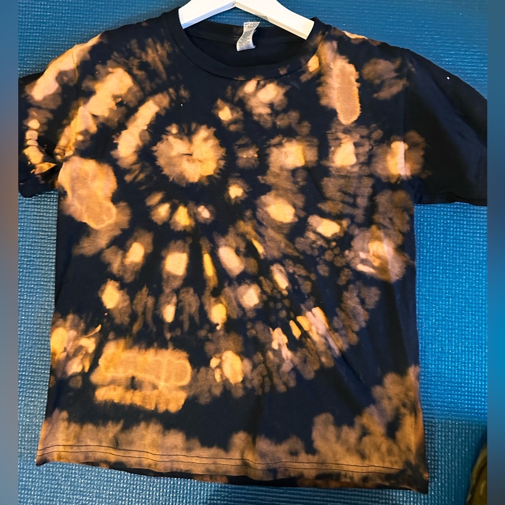 Tie dye black tshirt